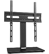 Universal TV Stand/Base Table Top TV Stand with Wall Mount for 27 to 55 inch 9 Level Height Adjus...