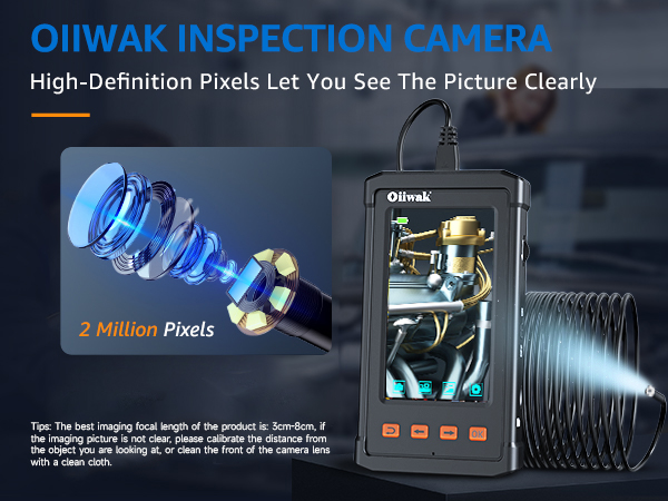 Oiiwak inspection camera with 2 million pixels