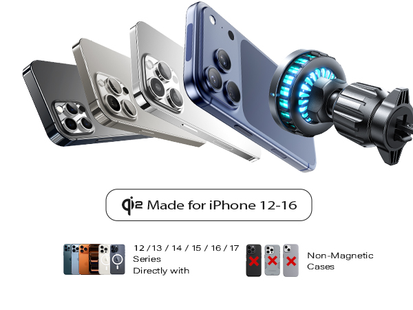 car mount charger for iphone 17 pro max