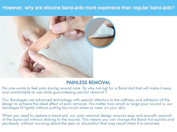 hypoallergenic band-aids one size bandages for sensitive skin