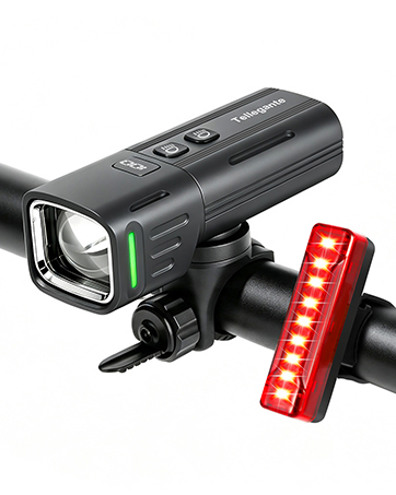 High Beam and Low Beam Bike Lights