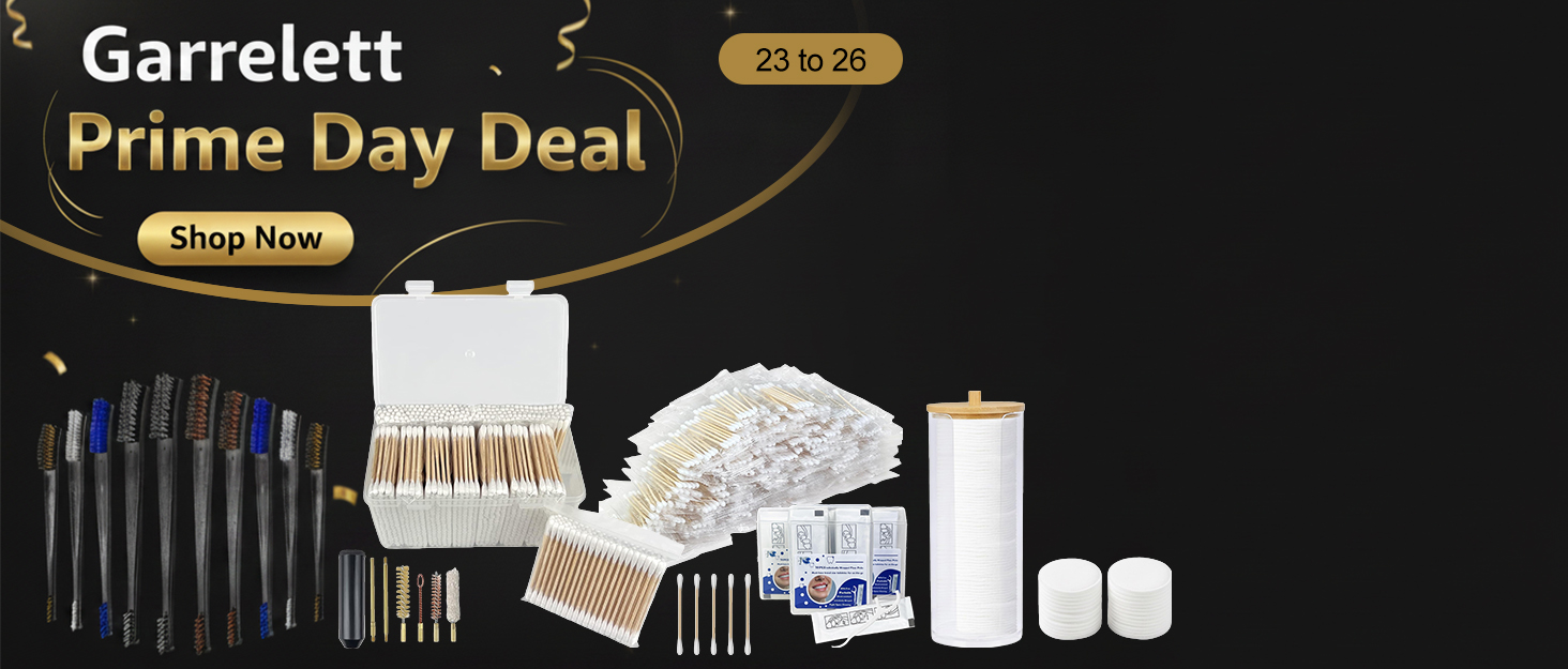prime day cotton swabs gun cleaning brush cotton rounded holder floss pick