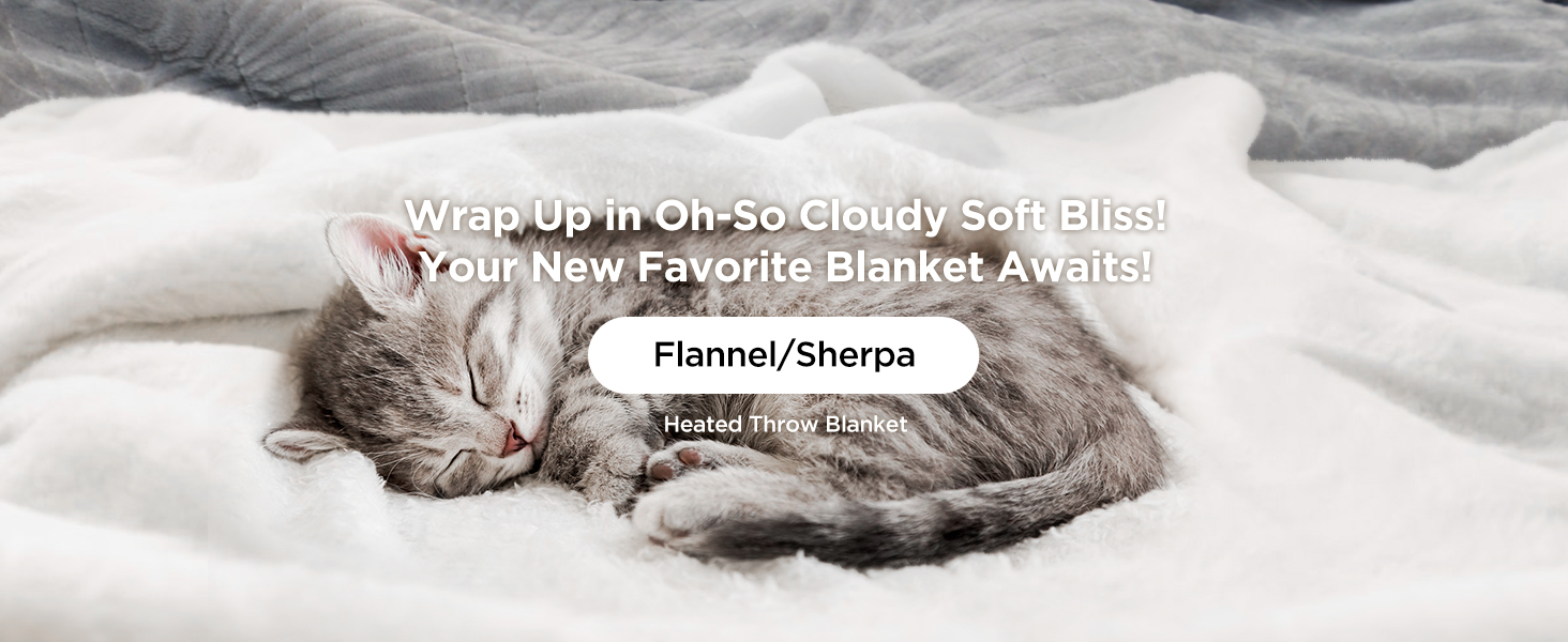 heated electric throw blanket