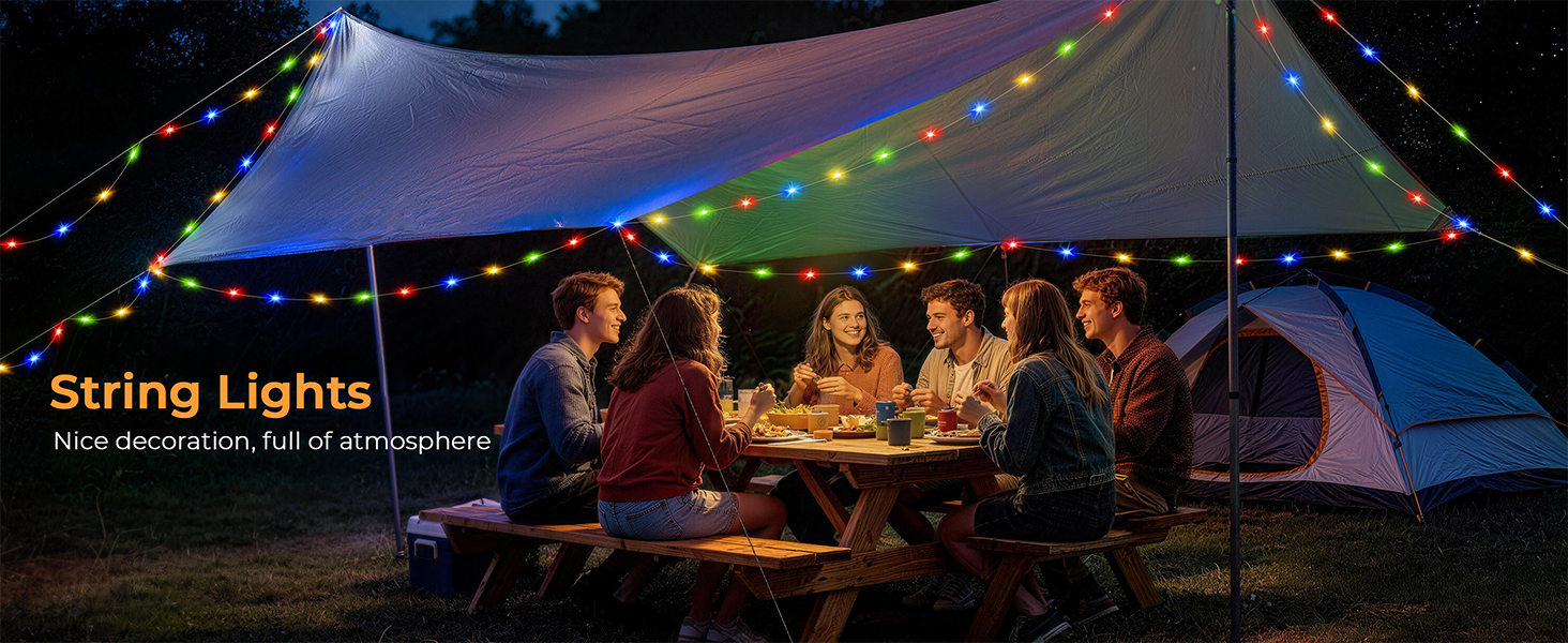 camping lights rechargeable,tent lights for camping,string lights for camping,rv camping essentials