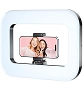 Smartphone Video Rig with Rechargeable Light, Handheld Ring Light for Phone, Phone Stabilizer for...