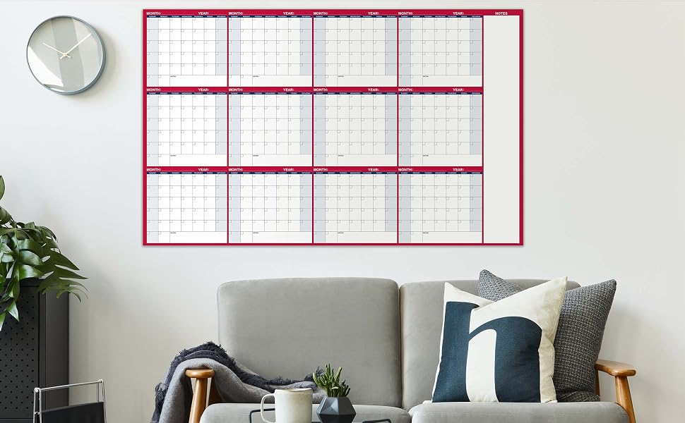 large dry erase calendar