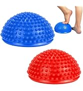 DOERDO DD Foot Massage Ball, Half Ball Balance Pods Spiky Foot Wakers, Foot Massage Roller for Yo...