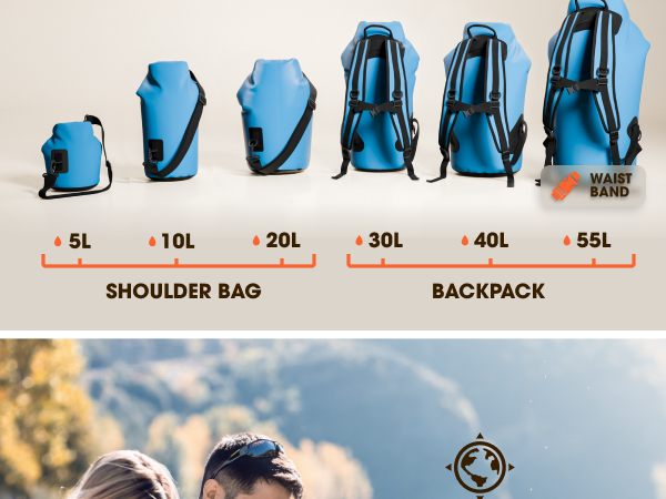 Waterproof Backpack Dry Bag