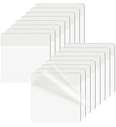 KICNIC Transparent Sticky Notes, 480 Pcs 3x3 Inch, Self-Adhesive Waterproof, See-Through Transluc...