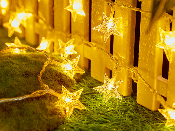 33 ft 100 LED Star Fairy String Lights