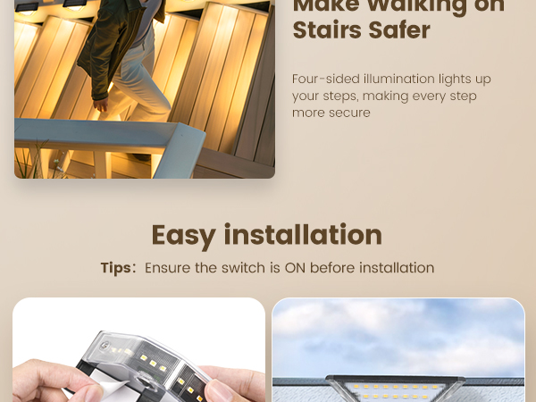 SOLAR STEP LIGHTS