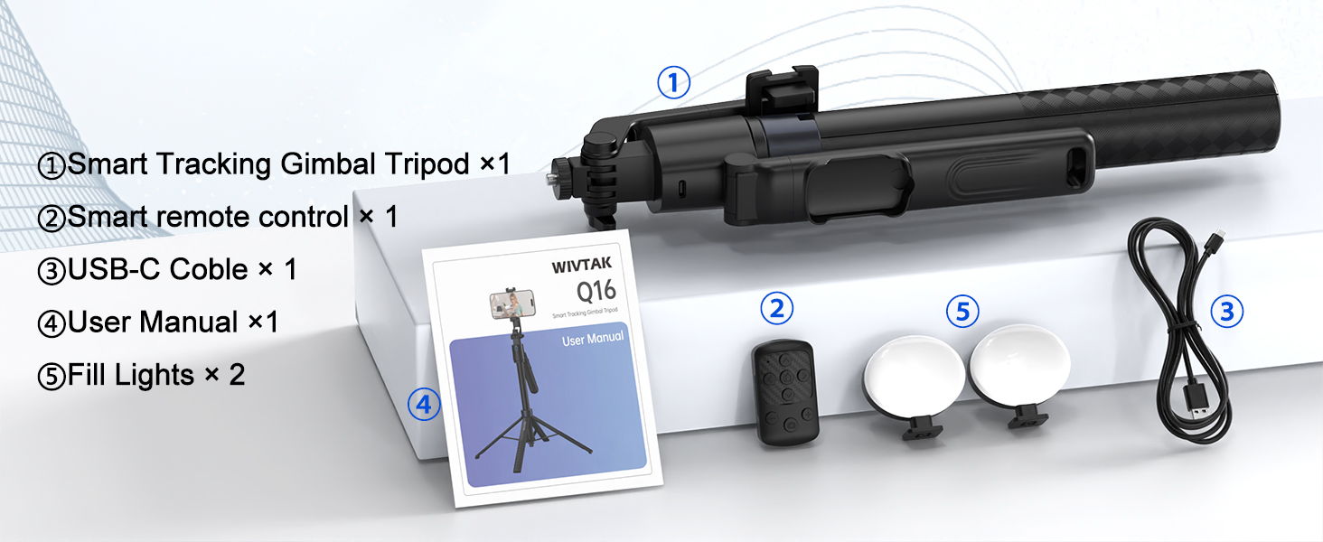 Auto Face Tracking Gimbal Tripod