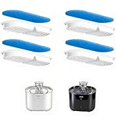 PGID8-Pack Cat Water Fountain Filters, Compatible with 2.2L FT666 Pet Water Dispenser, 4-Layer Fi...
