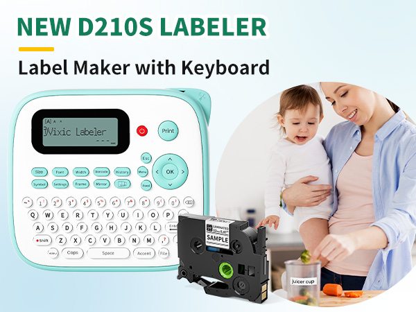 label maker machine with tape D210S