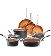 Gotham Steel Nonstick Pots and Pans Set Non Stick frying Pan kitchen cookware set stainless cooking
