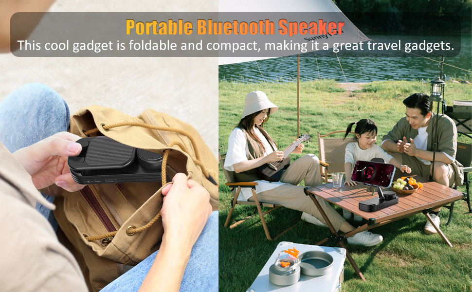 Cell Phone Stand with Wireless Bluetooth Speaker