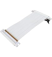 PCIE 4.0 x16 Riser Cable, Flexible and Efficient, Anti Interference, Compatible with RTX 40 Serie...