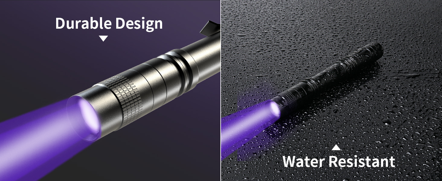 A must-have tool in your cleaning kit, this black light exposes 