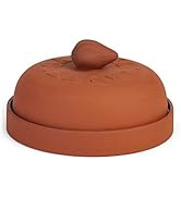Fox Run Garlic Baker, 7-Inch, Terra Cotta,Red