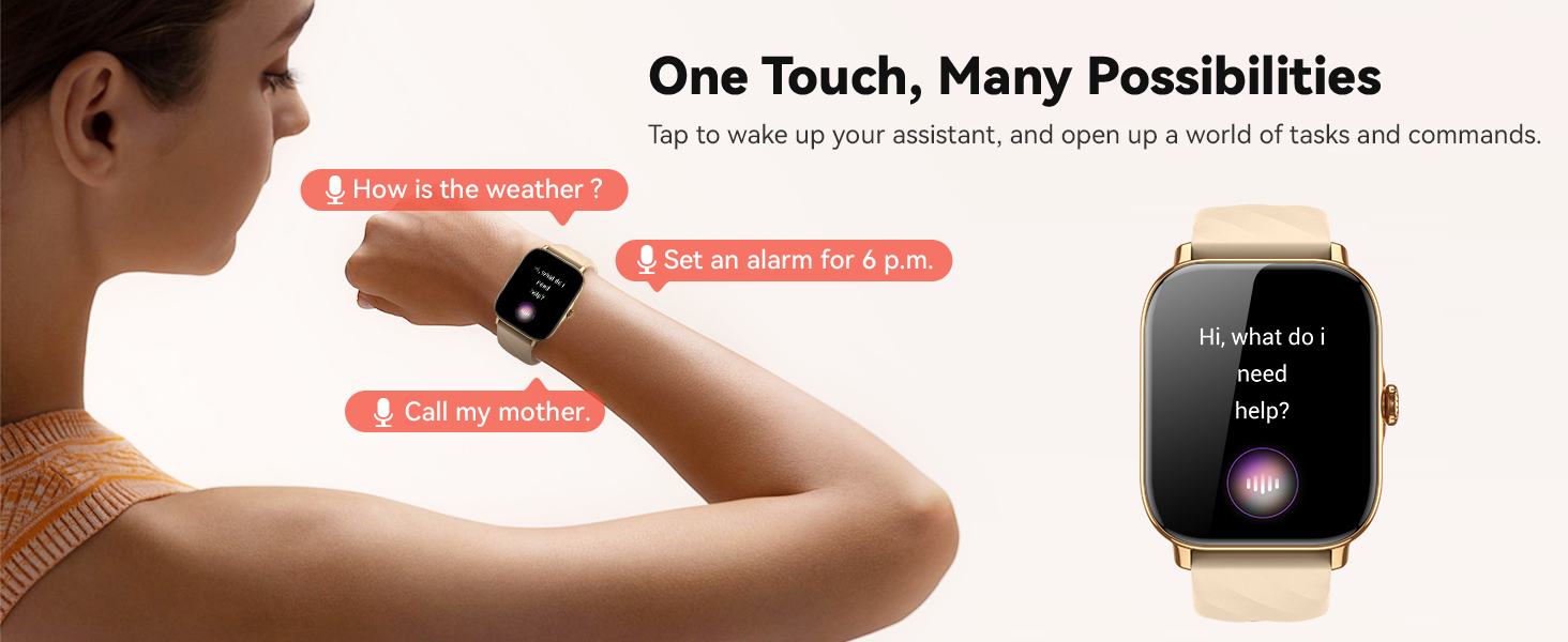 speak to control,touch to act, ai voice assistant