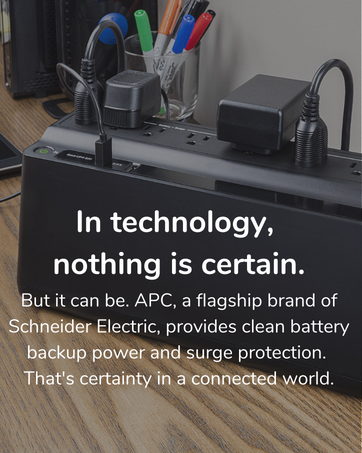 APC offers certainty in a connected world.