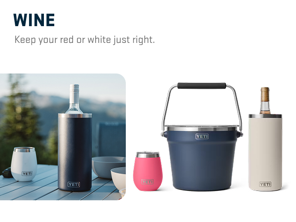 Keep your reds or whites just right with our wine chiller.