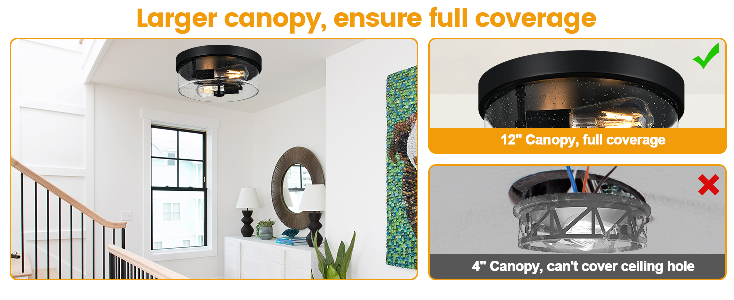 black farmhouse ceiling light