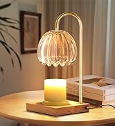 YIEELOG Candle Warmer Lamp with Timer, Dimmable Candle Melter Lamp for Small &amp; Large Jar Candles,...