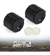 CNSPEED 2 PCS Low Point Drain Seals and Caps for RV Camper Travel Trailer - 1/2 Inch Hot &amp; Cold W...
