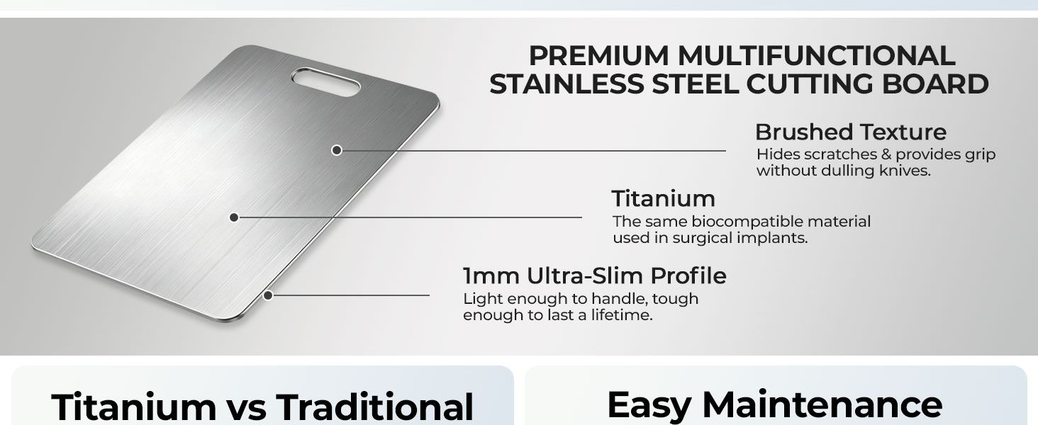 Titanium Cutting Board