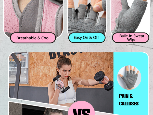 Gym gloves for women