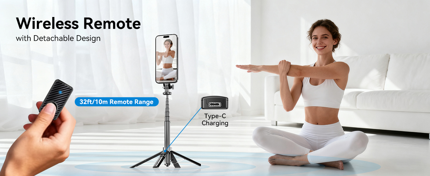 selfie stick tripod with remote phone tripod with remote tripod for iphone with remote bluetooth
