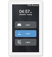 LANBON LCD Smart Light Switch,Large Screen Touch Smart Switches,Crutain/1/2/3/4 Gang 6-in-1 Tuya ...