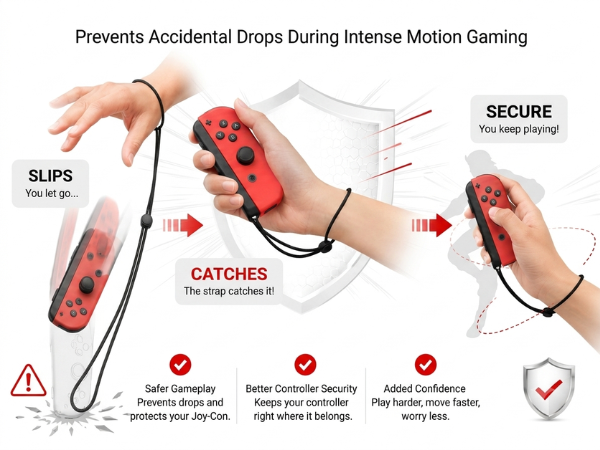 Prevents accidental drops
