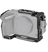 NEEWER Cage Camera Cage with HDMI Cable Clamp, NATO Rail, 3/8 Inch ARRI Positioning Holes, 1/4 In...