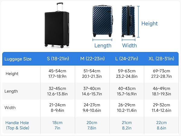 cover para maletas de viaje;large luggage cover;suitcase protector cover