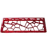 JSJT Hollow Mechanical Keyboard Case, PC Material Transparent Red Mechanical Keyboard Shell,DIY 6...
