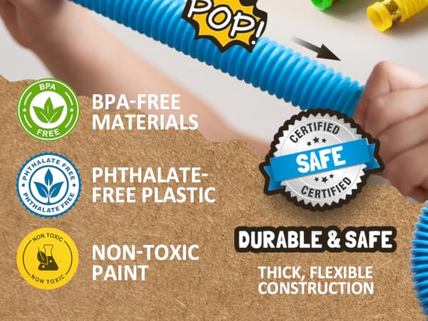 LED Pop Tubes Stocking Stuffes Toddler Toys