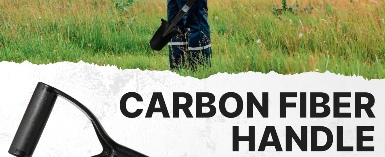 CKG Carbon Fiber metal detector accessories metal detecting shovel metal detector shovel