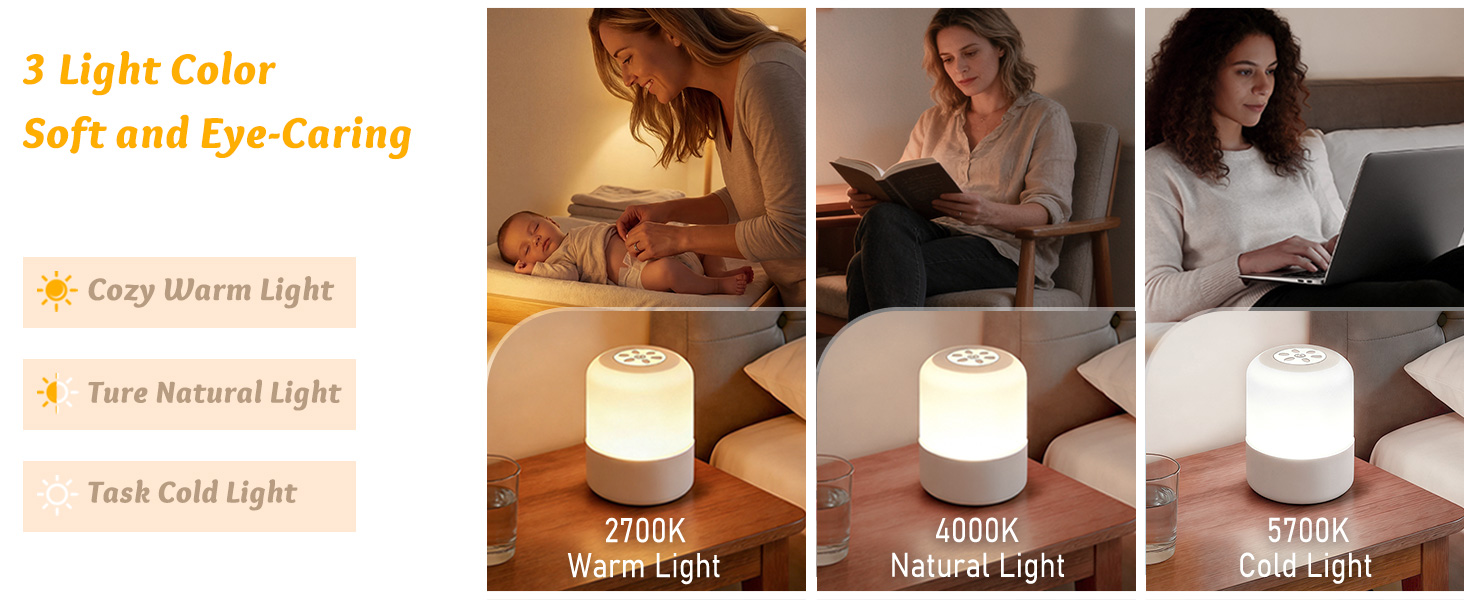 3 Light Color, Soft and Eye Caring