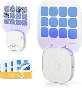 Cozlite 2-in-1 Indoor Fly Trap, Plug in Fruit Fly Traps with Light &amp; Glue Cards, Gnat Traps for H...