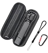 Flymile Carrying Case for DJI OSMO Pocket 3, Portable Nylon Storage Small Protector Hard Bag for ...