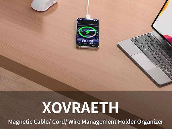 pink cable organizer clips magnetic holder wire management desk cord adhesive clips