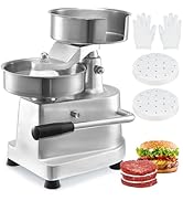 VEVOR Commercial Burger Patty Maker, 150mm/6inch Hamburger Beef Patty Maker, Heavy Duty Food-Grad...