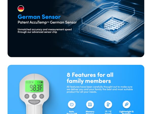 thermometer contactless infrared baby adults