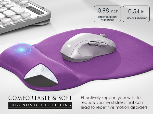 ergonomic gel filling 