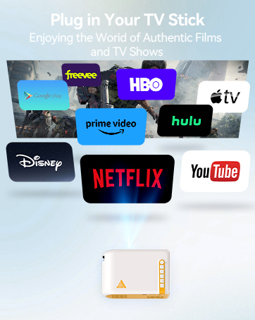 KHQ mini Projector TV Stick