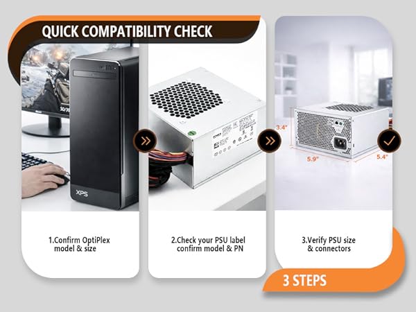 Upgrade 460W Power supply PSU