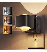 L LOHAS LED Night Light Projector, Night Lights Plug into Wall, 2000K/3000K/5000K Adjustable Colo...