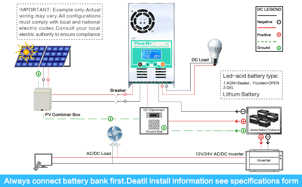 mppt charge controller lithium